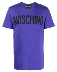 Moschino Logo Print Short Sleeved T Shirt