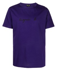 agnès b. Logo Print T Shirt