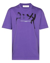 1017 Alyx 9Sm Meaningful Connection Spray Logo Print T Shirt