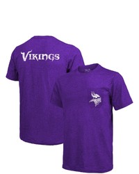 Majestic Threads Minnesota Vikings Tri Blend Pocket T Shirt