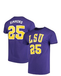 Retro Brand Original Ben Simmons Purple Lsu Tigers Alumni Basketball Jersey T Shirt At Nordstrom