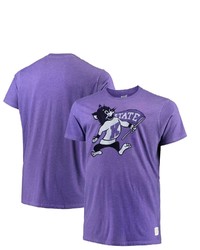 Retro Brand Original Purple Kansas State Wildcats Big Tall Mock Twist T Shirt