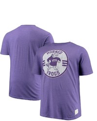 Retro Brand Original Purple Tcu Horned Frogs Big Tall Mock Twist T Shirt At Nordstrom