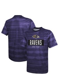 New Era Purple Baltimore Ravens Combine Authentic Sweep T Shirt At Nordstrom