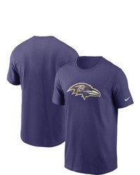 Nike Purple Baltimore Ravens Primary Logo T Shirt