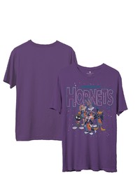 Junk Food Purple Charlotte Hornets Space Jam 2 Home Squad Advantage T Shirt