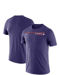 Nike Purple Clemson Tigers Icon Word T Shirt