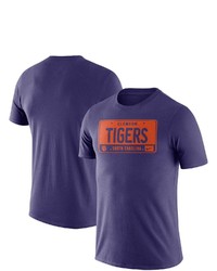 Nike Purple Clemson Tigers Plate T Shirt