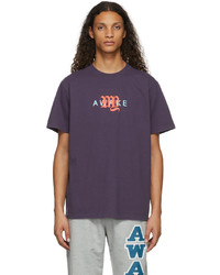 Awake NY Purple College Logo T Shirt