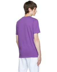 Moncler Purple Flocked T Shirt