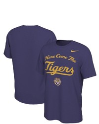 Nike Purple Lsu Tigers Logo Mantra T Shirt