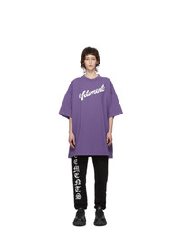 Vetements Purple Milk T Shirt
