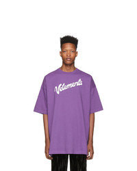 Vetements Purple Milka T Shirt