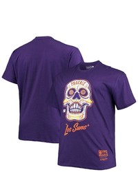 Mitchell & Ness Purple Phoenix Suns Big Tall Skull T Shirt