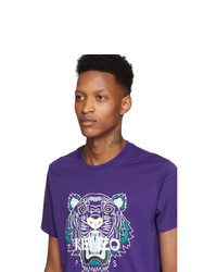 Kenzo Purple Tiger T Shirt