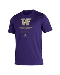 adidas Purple Washington Huskies Sideline Locker Tag Creator Roready T Shirt
