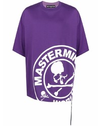 Mastermind World Skull And Bones Logo Print T Shirt