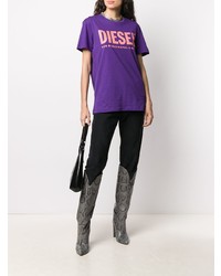 Diesel T Diego Logo Cotton T Shirt