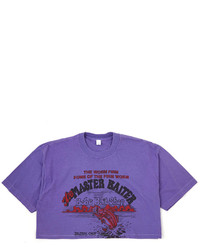 American Apparel Vintage The Master Baiterbobs Bait Shop Cropped T Shirt