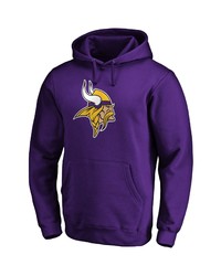 FANATICS Branded Minnesota Vikings Team Logo Pullover Hoodie In Purple At Nordstrom