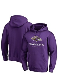 FANATICS Branded Purple Baltimore Ravens Team Lockup Pullover Hoodie At Nordstrom