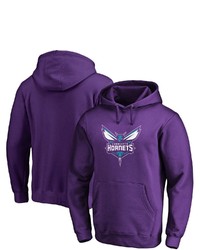 FANATICS Branded Purple Charlotte Hornets Primary Team Logo Pullover Hoodie At Nordstrom