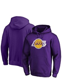 FANATICS Branded Purple Los Angeles Lakers Primary Team Logo Pullover Hoodie