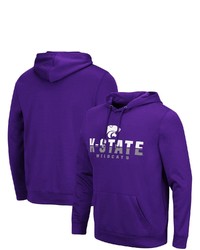 Colosseum Purple Kansas State Wildcats Lantern Pullover Hoodie