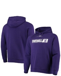 Under Armour Purple Northwestern Wildcats 2021 Sideline Football All Day Raglan Pullover Hoodie