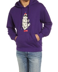 Icecream Silver Spoon Graphic Hoodie In Acai At Nordstrom