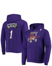 Mitchell & Ness Tracy Mcgrady Purple Toronto Raptors Hardwood Classics Name Number Pullover Hoodie At Nordstrom