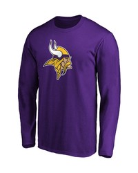 FANATICS Branded Purple Minnesota Vikings Big Tall Primary Team Logo Long Sleeve T Shirt