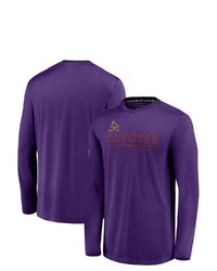 FANATICS Branded Purpleblack Arizona Coyotes Special Edition Locker Room Long Sleeve T Shirt