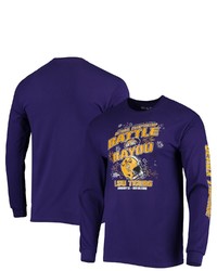 VICTORY LABEL Purple Lsu Tigers 2020 College Football Playoff National Champion Battle T Shirt