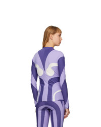 Paula Canovas Del Vas Purple Stretch Long Sleeve T Shirt