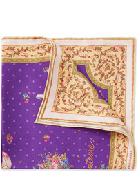 Rubinacci Le Galanterie Printed Silk Twill Pocket Square