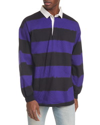 Needles Stripe Rugby Polo Shirt