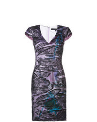 Violet Print Sheath Dress