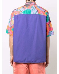 Isabel Marant Colour Block Short Sleeve Shirt