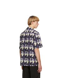 Paul Smith Purple Homer Short Sleeve Shirt