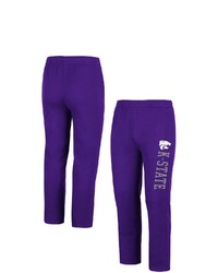 Colosseum Purple Kansas State Wildcats Fleece Pants