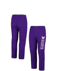 Colosseum Purple Washington Huskies Fleece Pants