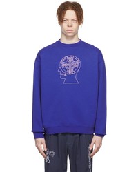 Brain Dead Blue Cotton Sweatshirt