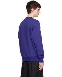 VERSACE JEANS COUTURE Blue V Emblem Sweatshirt