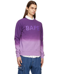 BAPE Purple Gradation Sweater