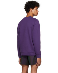 BOSS Purple Logo Sweatshirt