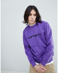 Carhartt WIP Sweatshirt In Purple