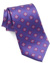 Violet Print Tie