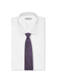 Charvet 75cm Houndstooth Silk And Wool Blend Tie