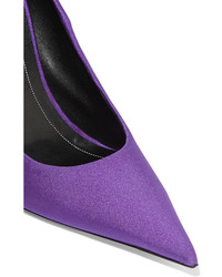 Balenciaga Knife Spandex Pumps Purple